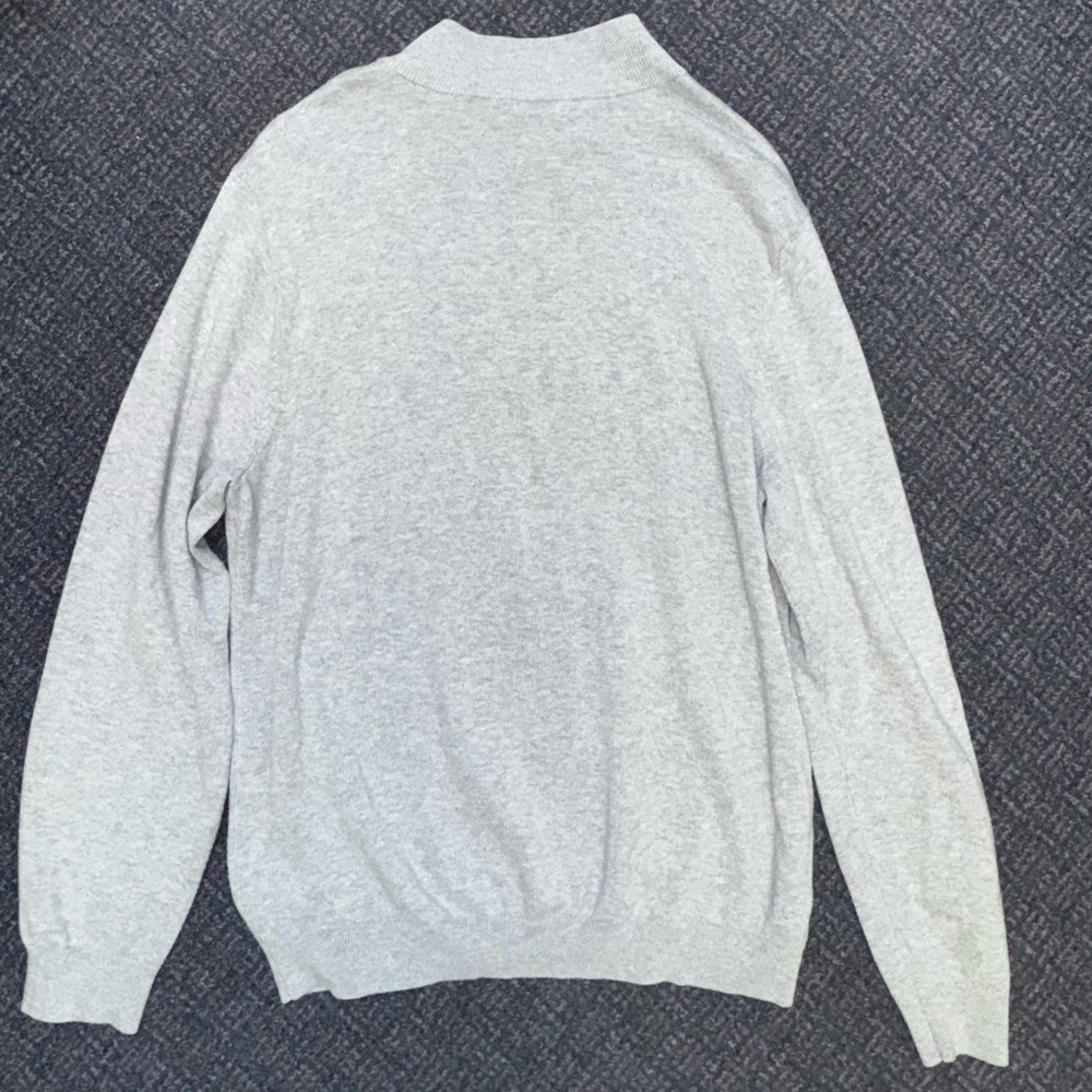 J.McLaughlin Gray Half-Zip Men's Sweater - Picture 5 of 5